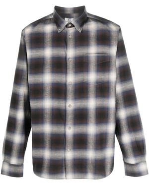 Woolrich Hemd Mit Karomuster - Grau