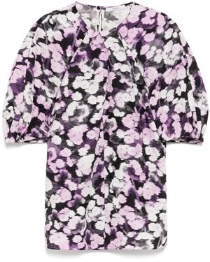 Erdem グラフィック トップ - ホワイト