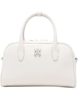 Amiri Sac Cabas À Plaque Logo - White