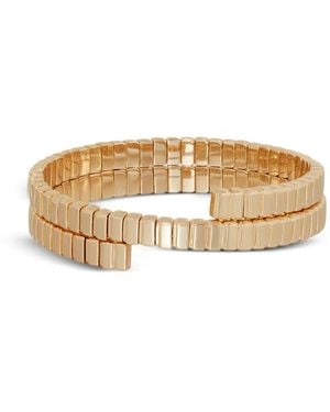 Roxanne Assoulin Geometrische Goudkleurige Stretch Armband - Naturel