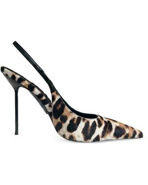 Paris Texas Lidia Slingback Court Shoes - White