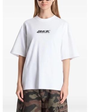 Off-White c/o Virgil Abloh Graphic-Print Short-Sleeve T-Shirt - White