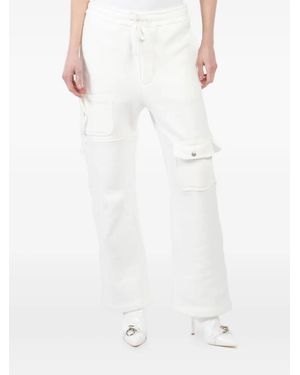 AYA MUSE Jersey Cargo Trousers - White