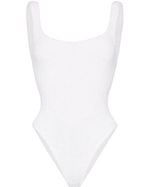 Hunza G スクープネック ワンピース水着 - マルチカラー