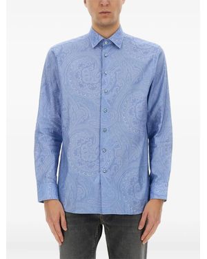 Etro Paisley Shirt - Blue