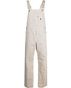 Carhartt Gestreifte Latzhose - Mehrfarbig