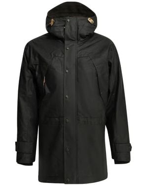 Ceccarelli Hooded Cotton Coat - Black