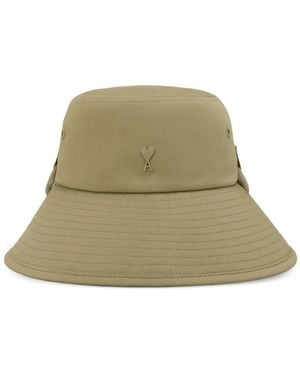Ami Paris Ami De Coeur Bucket Hat - Green