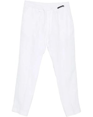 Michael Coal Coulisse Drawstring Elasticated-Waist Trousers - White