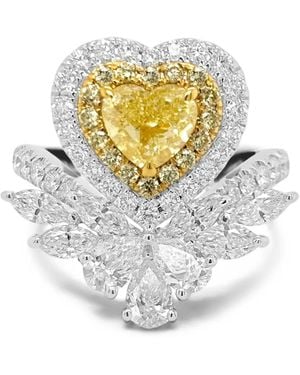 HYT Jewelry Diamond Heart Ring - White