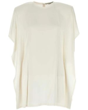Stella McCartney Draped Ruffled Dress - White