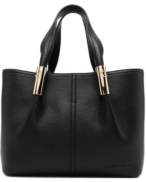 Elisabetta Franchi レザー トートバッグ - ブラック