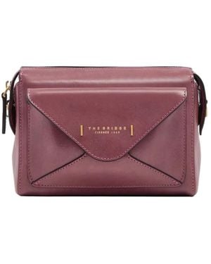 The Bridge Logo Cross Body Bag - Purple