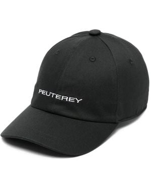 Peuterey Debby Logo-Embroidery Baseball Cap - Black