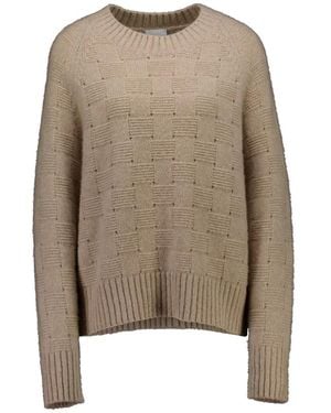 Allude Pullover Mit Rundhalsausschnitt - Natur