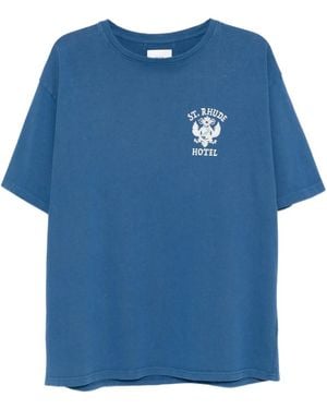 Rhude Seal T-Shirt - Blau