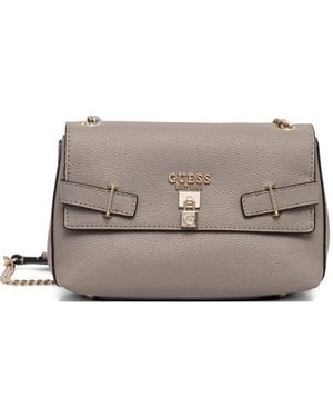 Guess Yesba Chain-Strap Shoulder Bag - Grey