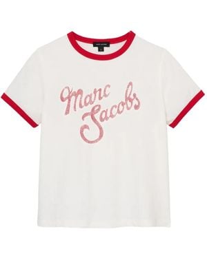 Marc Jacobs Logo-Print T-Shirt - Pink