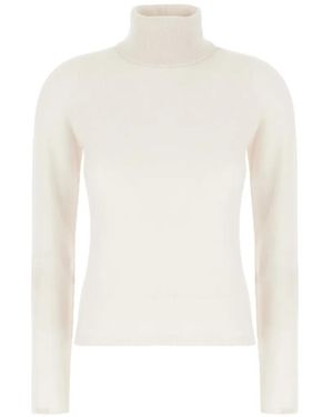 Vanisé Roll-Neck Cashmere Jumper - White