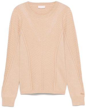 Liu Jo Lurex Pullover - Natur