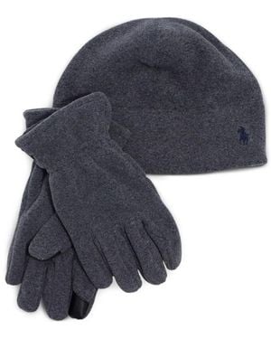 Polo Ralph Lauren Gloves And Beanie Set (Set Of Two) - Blue