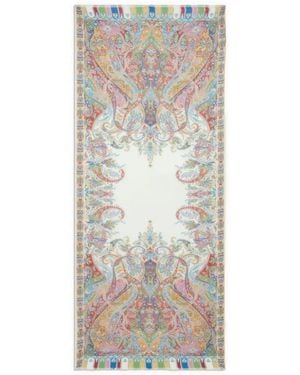 Etro プリント スカーフ - グレー