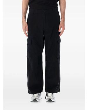 Carhartt Kade Logo-Patch Cargo Trousers - Black