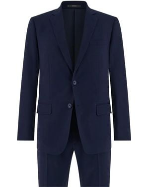 BOGGI Costume À Fines Rayures - Bleu