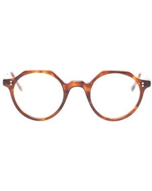 Lesca Heri Brille Mit Geometrischem Gestell - Mehrfarbig