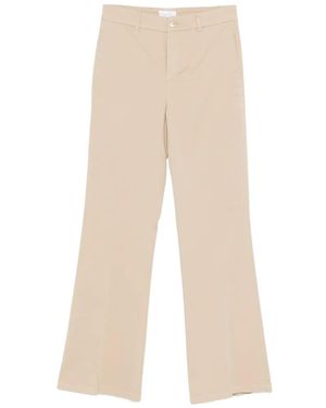 40 Weft Pantalones Thea Rectos Con Cremallera - Blanco