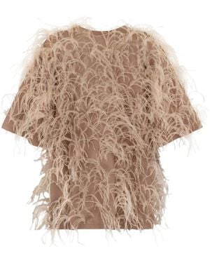 Valentino Garavani T-Shirt Con Decorazione - Neutro