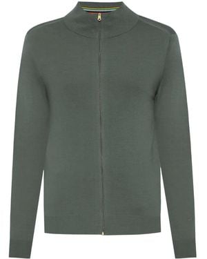 Paul Smith ウール カーディガン - グリーン