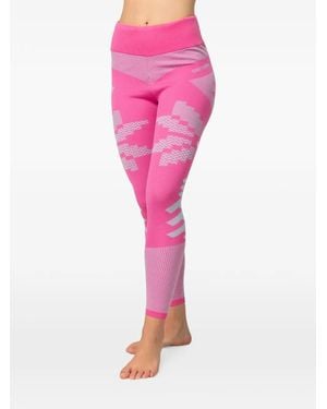 Kari Traa Faith Geometric-Pattern Layer Pants - Pink