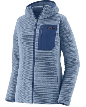 Patagonia X R1 Air Top Met Capuchon En Rits - Blauw