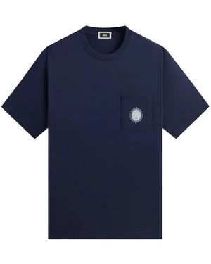 Kith Lace-Crest Pocket T-Shirt - Blue