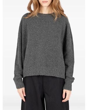 Societe Anonyme Pull Sydney À Col Rond - Gris
