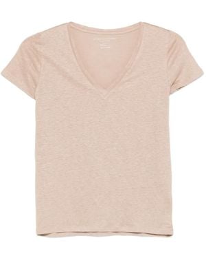 Majestic Filatures V-Neck Short-Sleeve T-Shirt - Natural