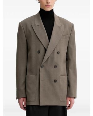 Filippa K Double-Breasted Blazer - Brown