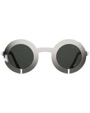 Blackfin Slot-R Round-Frame Sunglasses - Gray
