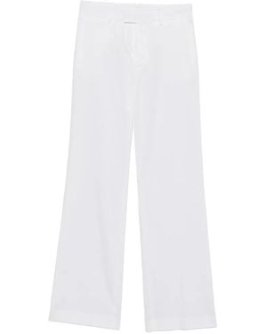 Berwich Zip Trousers - White