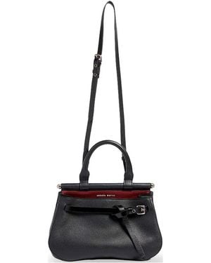 Antonio Marras Small Pebbled Buckle-Fastening Shoulder Bag - Black