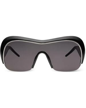 Givenchy Verspiegelte Goggles Sonnenbrille - Schwarz