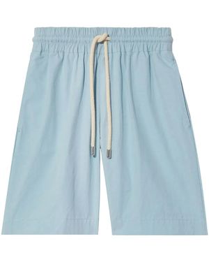 Proenza Schouler Drawstring Knee-Length Shorts - Blue