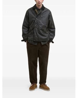 Barbour Zip Cotton Jacket - Black