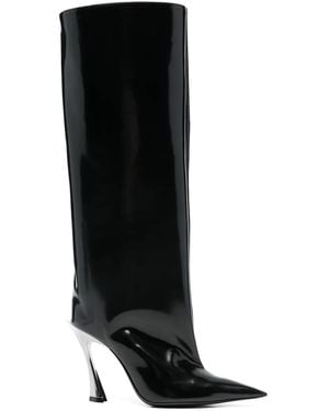 Mugler 95Mm Fang Boots - Black