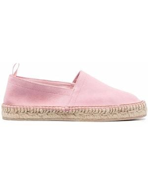 SCAROSSO Lola Suède Espadrilles - Roze