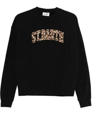 MC2 Saint Barth Animal-Print Sweatshirt - Black