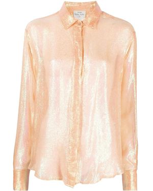 Forte Forte Hemd Mit Transparentem Design - Natur