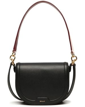 Bally Borsa A Spalla Con Logo - Nero