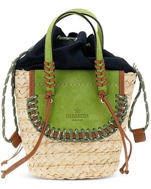 CUBA LAB Habanera Bucket Bag - Verde